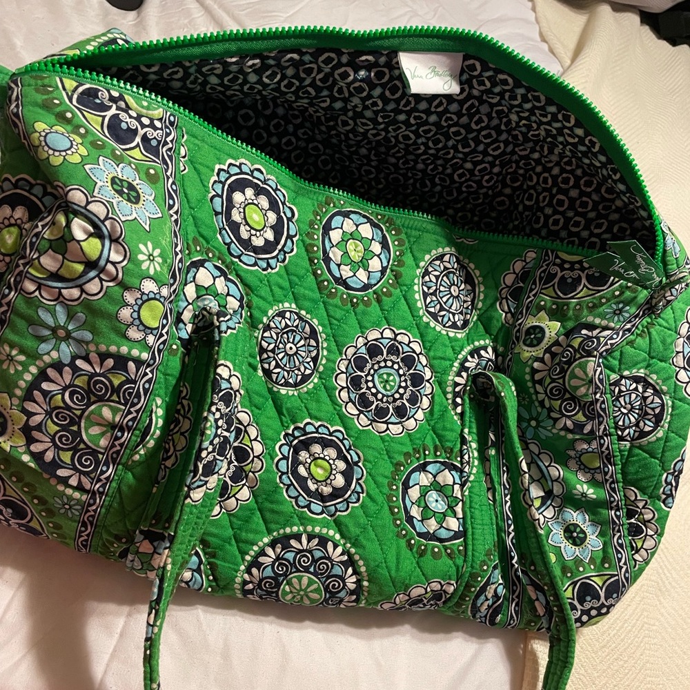 Vera Bradley Cupcake Green Duffle Tote